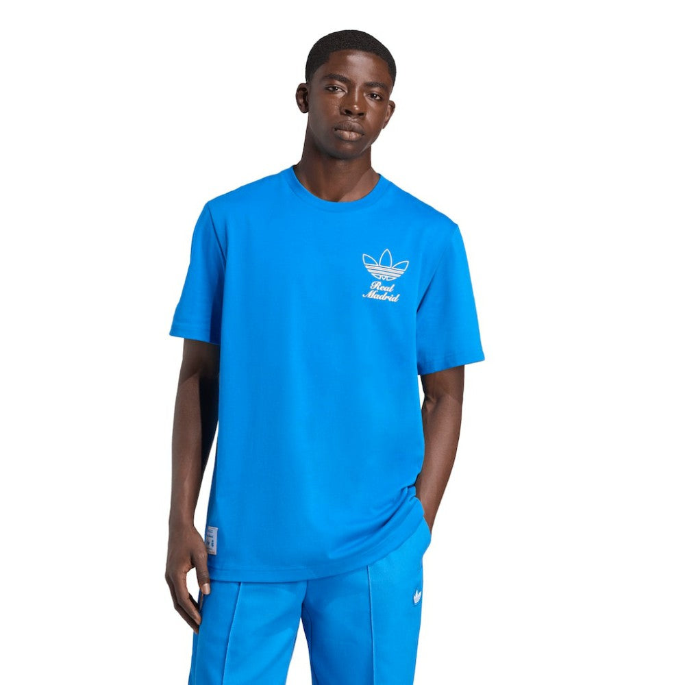 Real Madrid Terrace Icons Collection Graphic T-Shirt Blue | Adidas Online