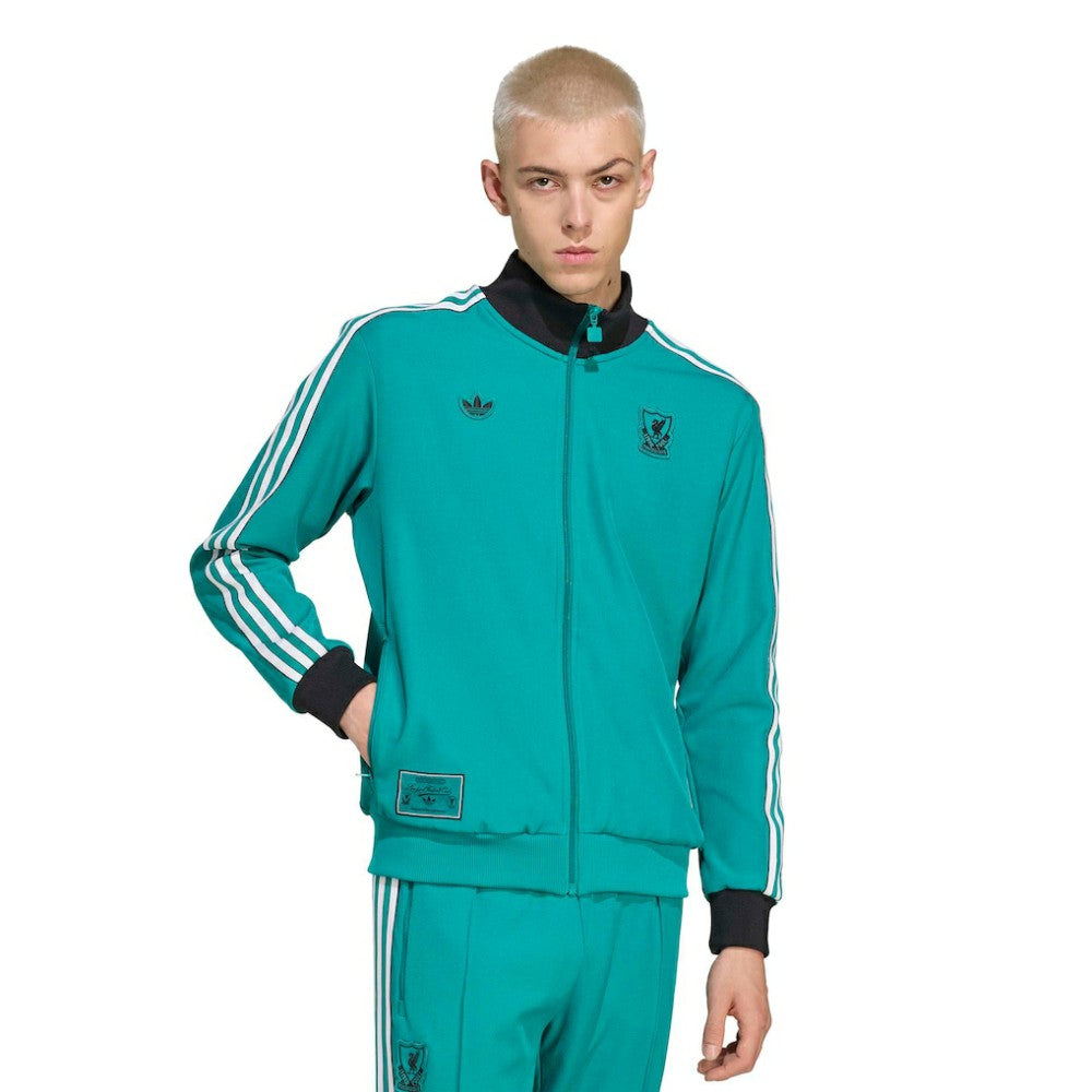 Liverpool Terrace Icons Full-Zip Track Jacket Green | Adidas