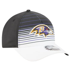 Baltimore Ravens New Era Adventure Gradient 9FORTY M-Crown A-Frame Adjustable Hat White/Black | NFL