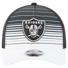 Las Vegas Raiders New Era Adventure Gradient 9FORTY M-Crown A-Frame Adjustable Hat White/Black | NFL