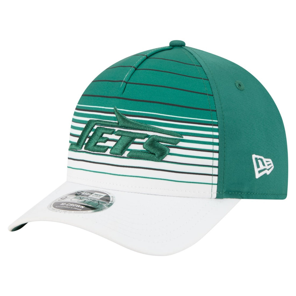 New York Jets New Era Adventure Gradient 9FORTY M-Crown A-Frame Adjustable Hat White/Green | NFL