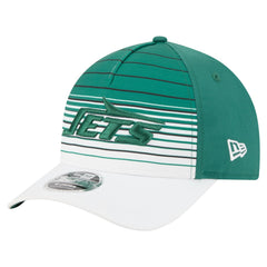 New York Jets New Era Adventure Gradient 9FORTY M-Crown A-Frame Adjustable Hat White/Green | NFL