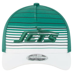 New York Jets New Era Adventure Gradient 9FORTY M-Crown A-Frame Adjustable Hat White/Green | NFL