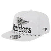 Las Vegas Raiders New Era Collide Golfer Snapback Hat White | NFL