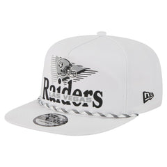 Las Vegas Raiders New Era Collide Golfer Snapback Hat White | NFL