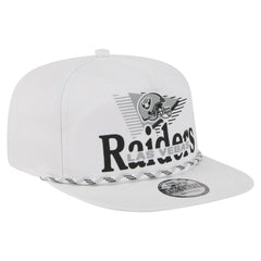 Las Vegas Raiders New Era Collide Golfer Snapback Hat White | NFL