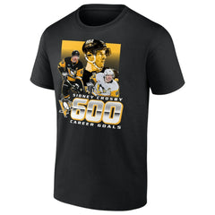 Sidney Crosby Pittsburgh Penguins 600 Career Goals T-Shirt - Black - NHL
