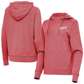 Detroit Red Wings Antigua Women's 2025 NHL Stadium Series Justice Pullover Hoodie - Heather Red - NHL