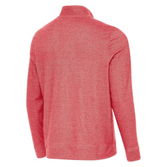 Detroit Red Wings Antigua 2025 NHL Stadium Series Subtle Quarter-Zip Top - Heather Red - NHL