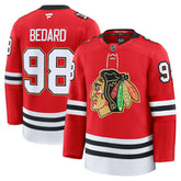 Connor Bedard Chicago Blackhawks Fanatics Centennial Premium Player Jersey - Red - NHL