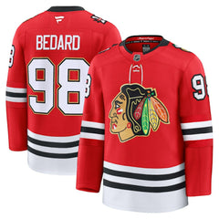 Connor Bedard Chicago Blackhawks Fanatics Centennial Premium Player Jersey - Red - NHL