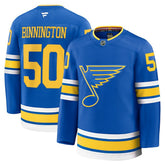 Jordan Binnington St. Louis Blues Fanatics Home Premium Player Jersey - Blue - NHL