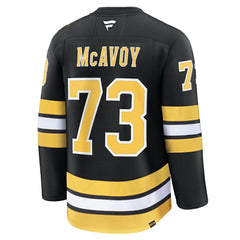 Charlie McAvoy Boston Bruins Fanatics Home Premium Player Jersey - Black - NHL