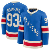 Mika Zibanejad New York Rangers Fanatics Centennial Premium Jersey - Blue - NHL
