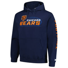 Chicago Bears Starter Vintage Pullover Hoodie Navy | NFL