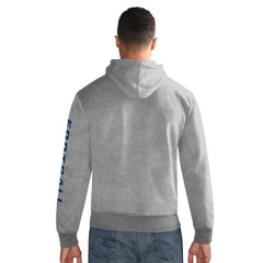 Seattle Seahawks Starter Vintage Pullover Hoodie Heather Gray | NFL