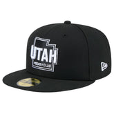 Utah Mammoth New Era State Shape 1st Season 59FIFTY Fitted Hat - Black - NHL