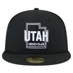 Utah Mammoth New Era State Shape 1st Season 59FIFTY Fitted Hat - Black - NHL