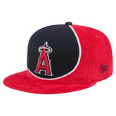 Los Angeles Angels New Era Retro Split Corduroy Snapback Hat - MLB