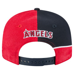 Los Angeles Angels New Era Retro Split Corduroy Snapback Hat - MLB