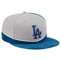 Los Angeles Dodgers New Era Retro Split Corduroy Snapback Hat - MLB