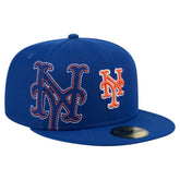 New York Mets New Era Yarn Stitch 59FIFTY Fitted Hat - MLB