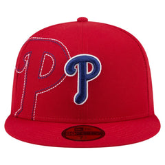 Philadelphia Phillies New Era Yarn Stitch 59FIFTY Fitted Hat - MLB