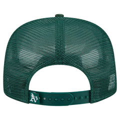 Athletics New Era Retro Satin Script Golfer Adjustable Hat - MLB