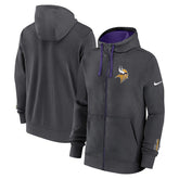 Minnesota Vikings Primetime Club Full-Zip Hoodie Anthracite | Nike for Sale
