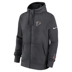 Atlanta Falcons Primetime Club Full-Zip Hoodie Anthracite | Nike for Sale