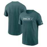 Philadelphia Eagles Primetime Local Essential T-Shirt Midnight Green | Nike for Sale