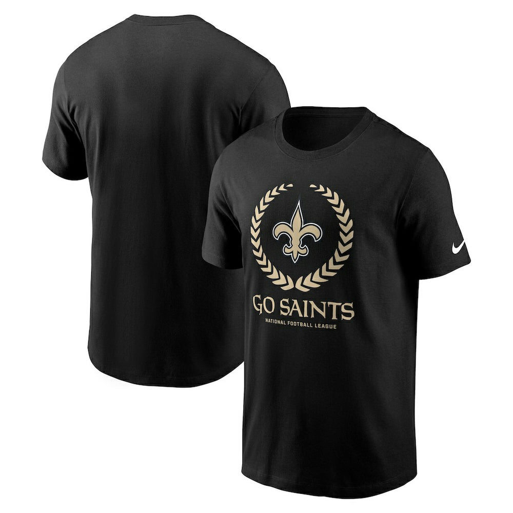 New Orleans Saints Primetime Local Essential T-Shirt Black | Nike for Sale