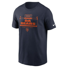 Chicago Bears Primetime Local Essential T-Shirt Navy | Nike for Sale