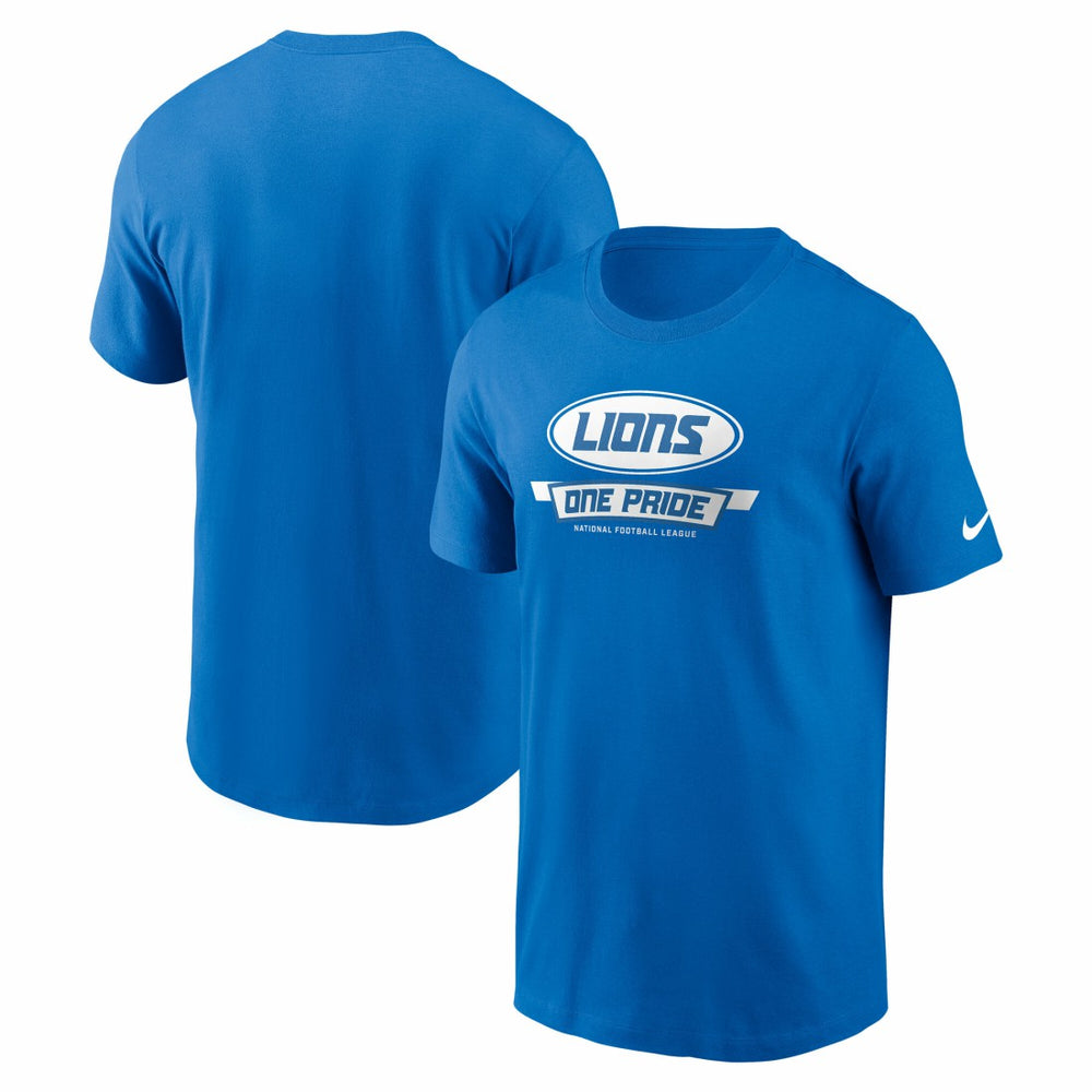 Detroit Lions Primetime Local Essential T-Shirt Blue | Nike for Sale