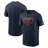 Denver Broncos Primetime Local Essential T-Shirt Navy | Nike for Sale
