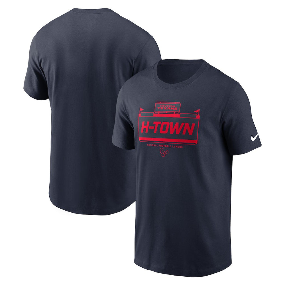 Houston Texans Primetime Local Essential T-Shirt Navy | Nike for Sale