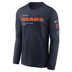 Chicago Bears Play to Win Essential Long Sleeve T-Shirt Navy | Nike for Sale