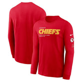 Kansas City Chiefs Play to Win Essential Long Sleeve T-Shirt Red | Nike for Sale