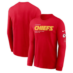 Kansas City Chiefs Play to Win Essential Long Sleeve T-Shirt Red | Nike for Sale