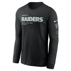 Las Vegas Raiders Play to Win Essential Long Sleeve T-Shirt Black | Nike for Sale