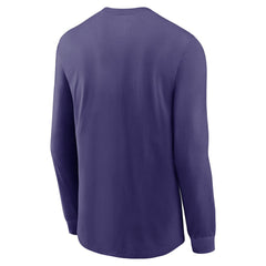 Baltimore Ravens Play to Win Essential Long Sleeve T-Shirt Purple | Nike for Sale