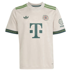 Bayern Munich Youth 2025/26 Fourth Replica Jersey Tan | Adidas discount