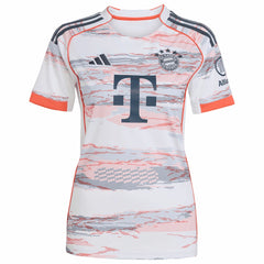 Bayern Munich Women's 2025/26 Away Replica Jersey White | Adidas