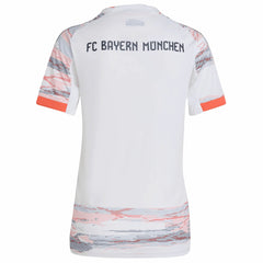 Bayern Munich Women's 2025/26 Away Replica Jersey White | Adidas