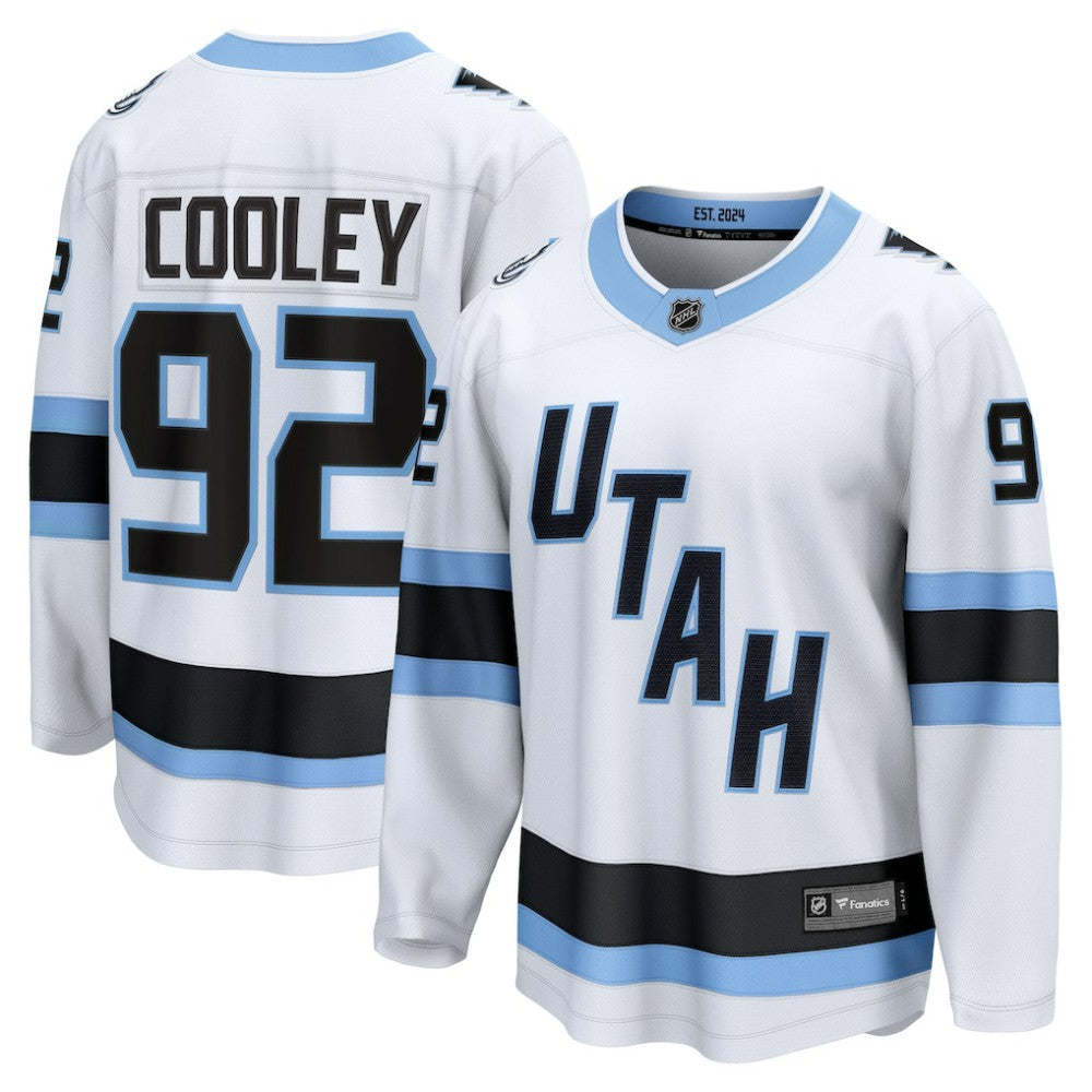 Logan Cooley Utah Mammoth Fanatics Away Breakaway Player Jersey - White - NHL
