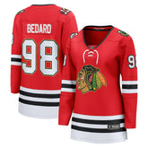 Connor Bedard Chicago Blackhawks Fanatics Women's Centennial Breakaway Player Jersey - Red - NHL