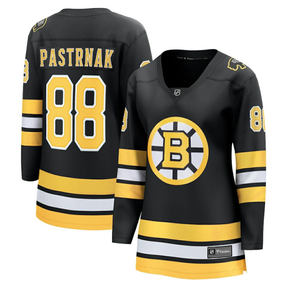 David Pastrnak Boston Bruins Fanatics Women's Home Breakaway Player Jersey - Black - NHL