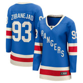 Mika Zibanejad New York Rangers Fanatics Women's Centennial Breakaway Jersey - Blue - NHL
