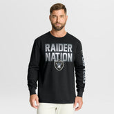 Las Vegas Raiders Hometown Sweep Legacy Long Sleeve T-Shirt Black | Fanatics