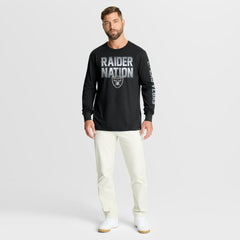 Las Vegas Raiders Hometown Sweep Legacy Long Sleeve T-Shirt Black | Fanatics